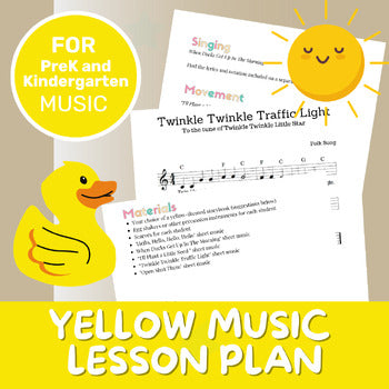 Lesson Plan - Exploring Colors Series - Yellow