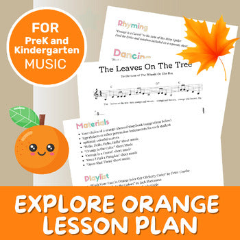 Lesson Plan - Exploring Colors Series - Orange