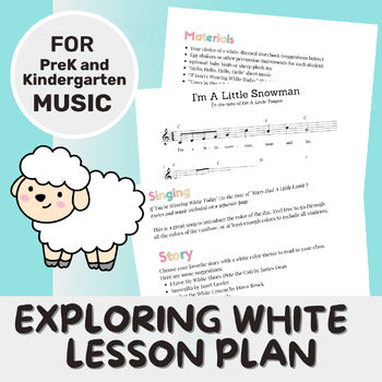 Lesson Plan - Exploring Colors Series - White