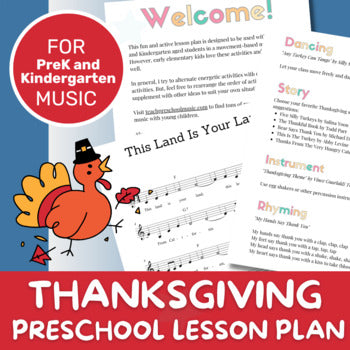 Lesson Plan - Holidays - Thanksgiving