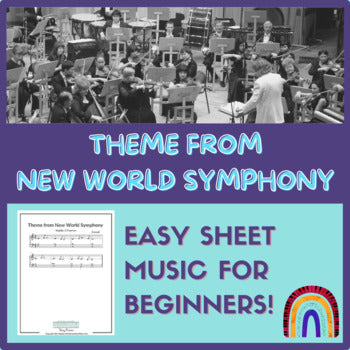 Sheet Music - "Theme From New World Symphony"