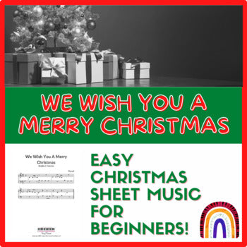 Sheet Music - We Wish You A Merry Christmas