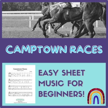 Sheet Music - "Camptown Races" (with accompaniment)