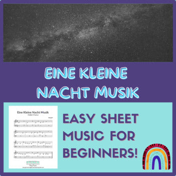 Sheet Music - "Eine Kleine Nacht Musik"