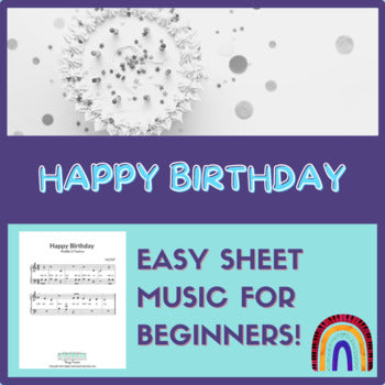 Sheet Music - "Happy Birthday"