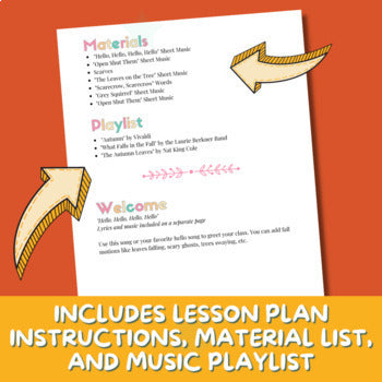 Lesson Plan - Seasons - Fall/Autumn