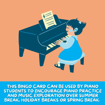 Piano Practice Bingo