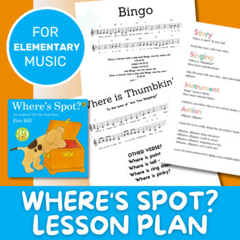 Lesson Plan - Storybook - Where's Spot?