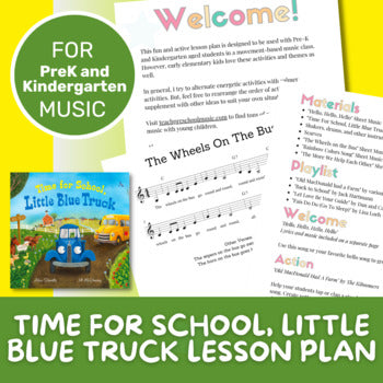 Lesson Plan - Storybook - Time for School, Little Blue Truck