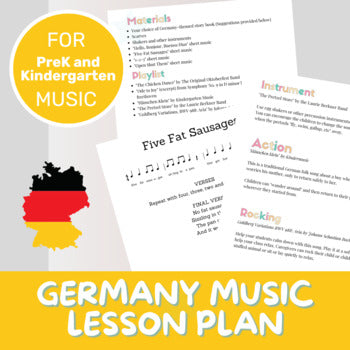 Germany Lesson Cover Lesson Plan - Countries - Germany – Very Piano