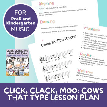 Lesson Plan - Storybook - Click, Clack, Moo: Cows That Type