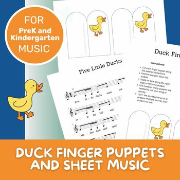 Finger Puppets and Songs - Ducks