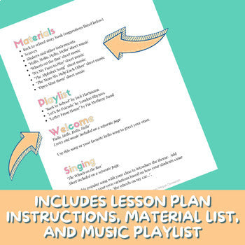 Lesson Plan - Back to School