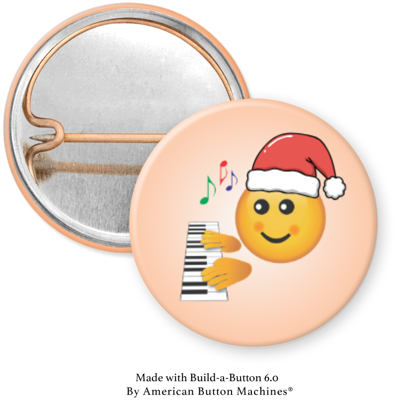 Handmade Holiday Gift Tags with Piano Progress Pins - Set of 10 tags